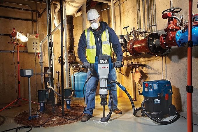 BOSCH BH2770VCD 120-Volt 1-1/8 Hex Breaker Hammer Brute Turbo Deluxe Kit with Deluxe Cart