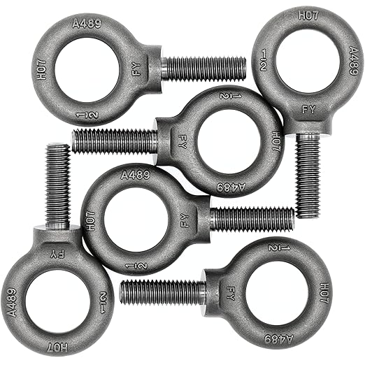 Box of 6 Pcs Lifting Shoulder Eye Bolts 1/2"-13 X 1-1/2"