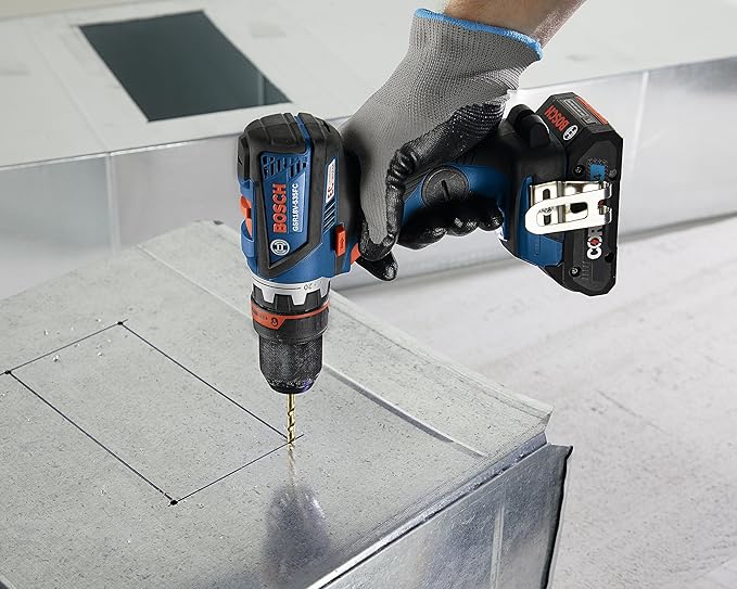 BOSCH GXL18V-270B22 18V Brushless 2 Tool Combo Kit with 5-in-1 Flexiclick Cordless Drill Driver and StarlockPlus Oscillating Multi Tool (Tool Set Includes: CORE18V Battery, Charger & Attachments)
