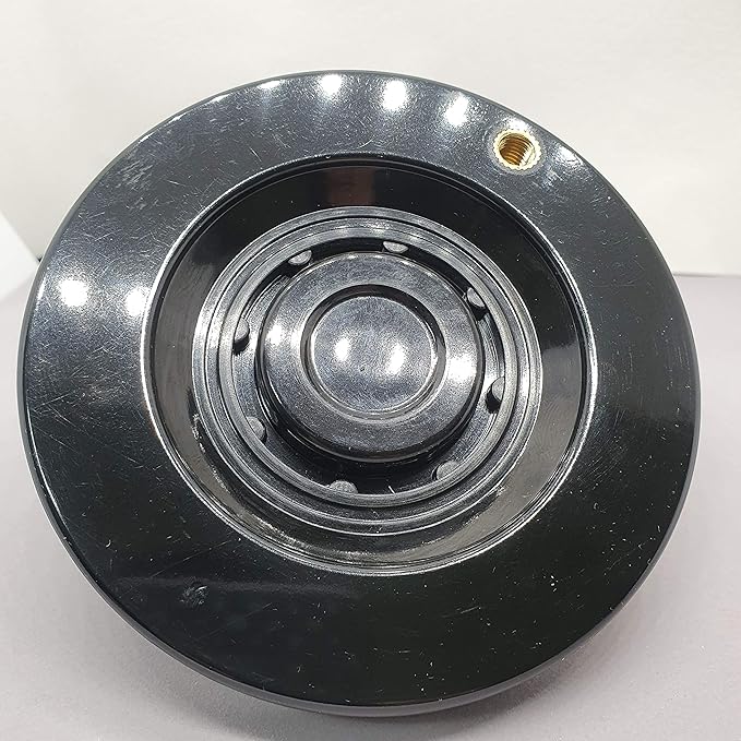 4" Premium Handwheel with Revolving Knob Grip After Processing by The User, it is Used for Machine Tools Such as milling, Lathe, and Drill Press.