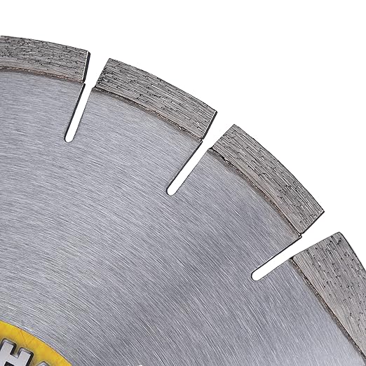 Delta Diamond Kick-Asphalt 12 Inch Diamond Blade, Segmented with Wedge Segments, Wet/Dry Cutting Asphalt, Green Concete, Masonry Block, and Similar Materials (12")