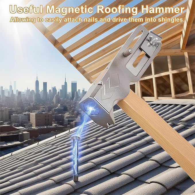 Magnetic Roofing Hammer,A Roofing Tools That Can Be Used to Quickly Nail Roofing Nails And Felt Caps
