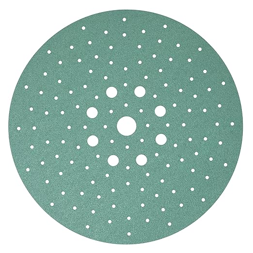 Serious Grit - 225mm 9-Hole 60 Grit Drywall Sanding Discs - Fits Festool Planex LHS 225 Sanders - Heavy-Duty Hook & Loop Film Abrasives - Dust-Free Multi-Hole Drywall Sander Sandpaper - 15 Pack