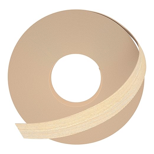 GSCIT Club Maple Edge Banding, 1/2 inch x 500ft roll of Veneer Edge Banding Preglued Flexible, Wood Tape Banding for Cabinet Repair Furniture