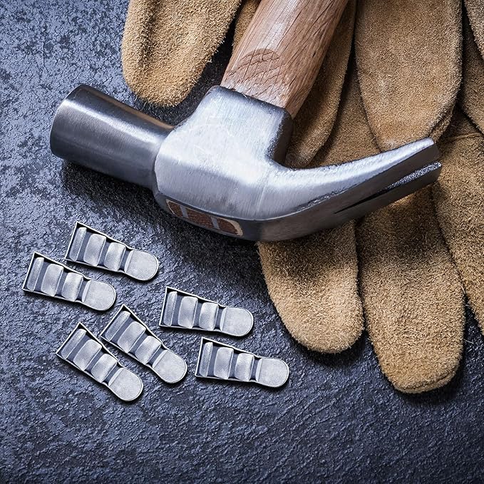 40 Pack Axe Hammer Handle Wedge Kit, 20 Wooden and 20 Corrugated Steel Wedges for Hatchet Repair