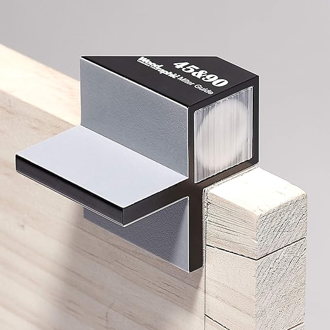 Dovetail Saw Guide ??45째 & 90째 Combo Angle Magnetic Tool for Woodworking Layout, Framing, and Joinery ??CNC Aluminum Marking Guide for Precision Cut