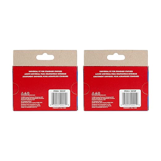 Arrow 202IP-EK 1/4-Inch Length, Galvanized Steel Staples for Desktop Staplers only. Multipack Office Supplies; Business, Classroom Supplies, Home Office, and Craft Use, 2-Pack, 10000 Per Pack