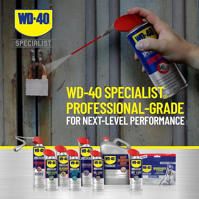 WD-40 Specialist Penetrant with SMART STRAW SPRAYS 2 WAYS, 11 OZ [6-Pack]