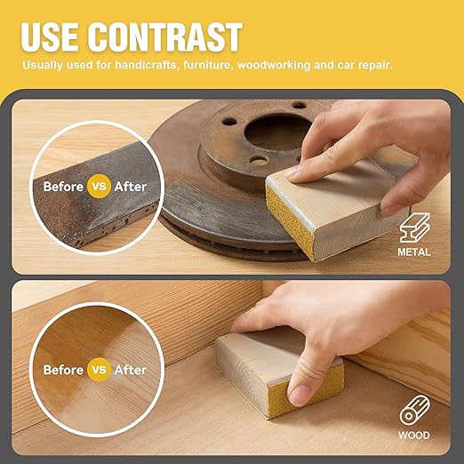S SATC 40 Grit PSA Longboard Sandpaper 20 Yard Long Continuous Roll, 2-3/4" Wide Self Adhesive Stickyback Sanding Sheets for Automotive, Hand Sanding Blocks,Woodworking, Metal, Plastic