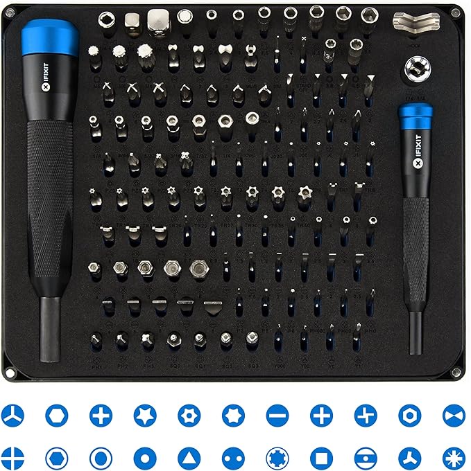 iFixit Manta Driver Kit - Universal Screwdriver Bit Set for Home and Electronics Repair