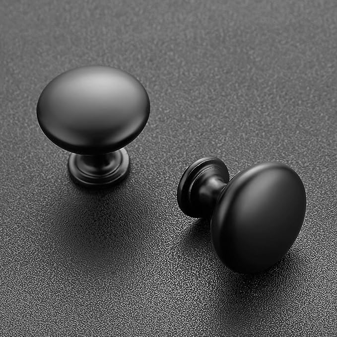 Ravinte 45 Pack Kitchen Cabinet Knobs Dresser Knobs Matte Black Drawer Pulls Door Handles for Drawer Cupboard and Dresser