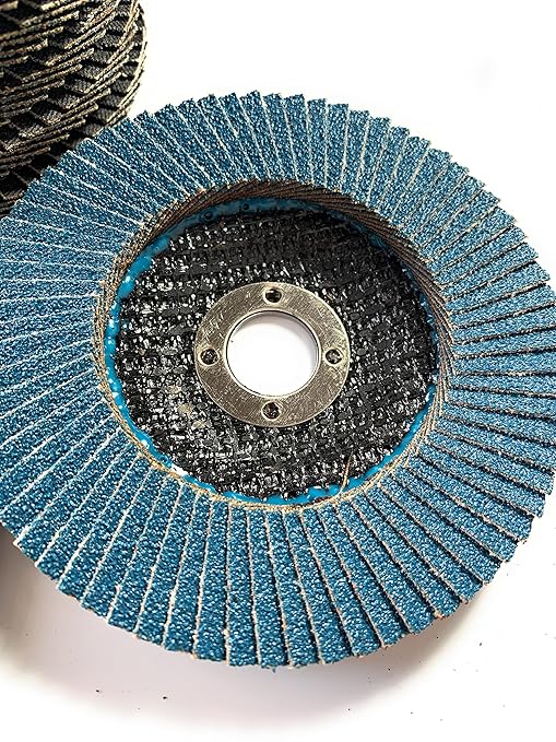 Upgrade Your Grinding Experience with SIGNI 4" x 5/8" Premium Zirconia Flap Discs T27 10-Pack (Grit 80#) for Metal Grinding