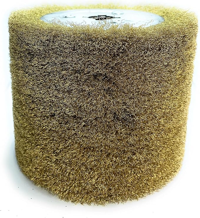 SIGNI Copper Wire Drawing Polishing Burnishing Wheel for surface finishing of Stainless Steel, Aluminum, Metal and Wood (COPPER Wire 0.13mm)