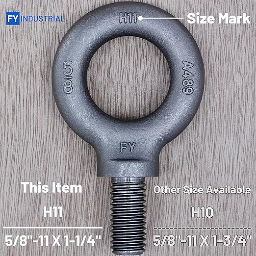 2 Pcs Lifting Shoulder Eye Bolt 5/8"