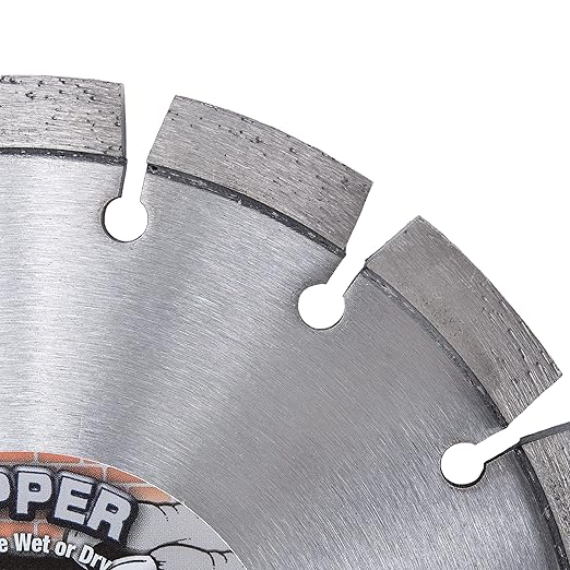 Delta Diamond Ripper Premium 7 Inch Tuck Point Diamond Blade, 7/8"-5/8" Arbor, 1/4" Width, for Mortar Removal (7" X .250 X 7/8"-5/8")