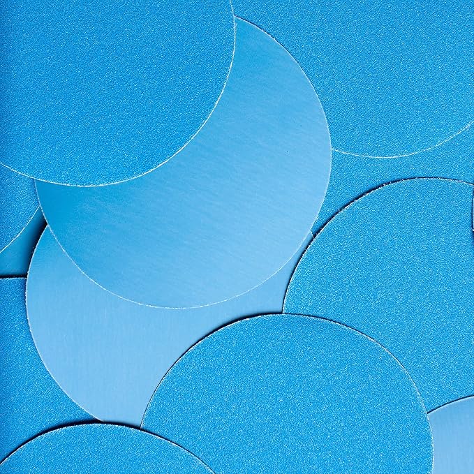 3M Stikit Blue Abrasive Disc Roll, 36211, No Hole, 6 in, 400+ Grade, Pack of 100, Automotive Sanding Discs for Coating Removal, Body Repair, Auto Sanding, Primer Sanding