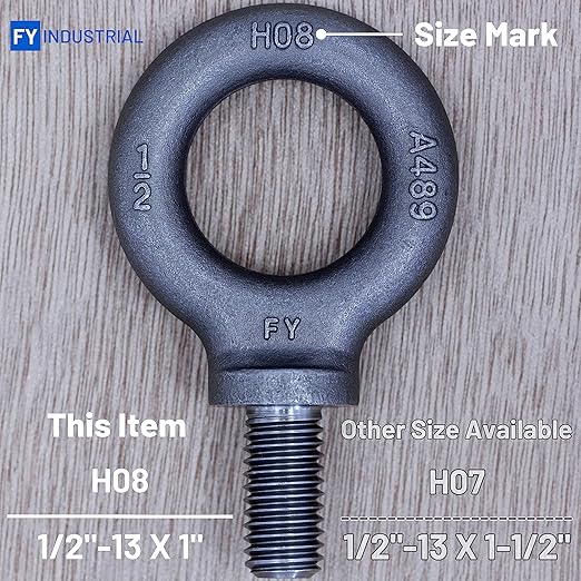 5 Pcs Lifting Shoulder Eye Bolts 1/2"-13 X 1