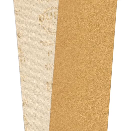 Dura-Gold Premium - 150 Grit Gold -Hook & Loop Backing Longboard Continuous Sandpaper Roll, 2-3/4" Wide, 12 Yards Long - For Automotive & Woodworking Air File Long Board Sanders, Hand Sanding Blocks
