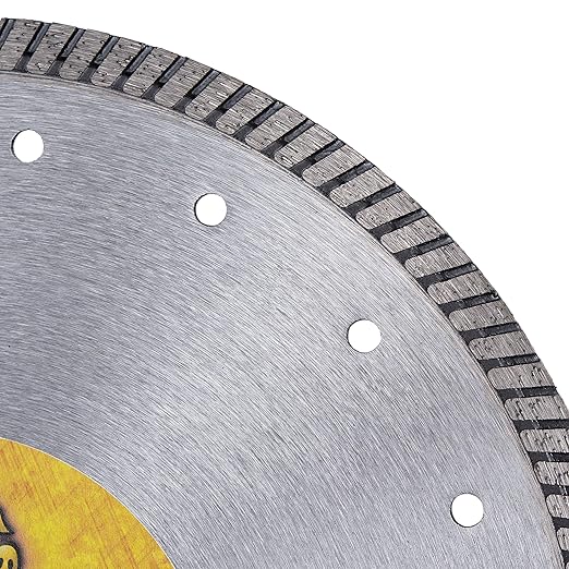 Delta Diamond Boss Hog 10 Inch Turbo Premium Diamond Blade for Masonry, Brick, Block, Pavers, Concrete, Stone, Wet/Dry Cutting, Continuous Rim (10")