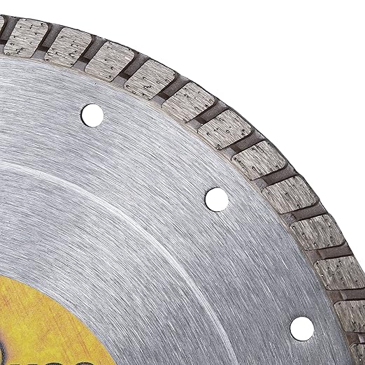 Delta Diamond Boss Hog 9 Inch Turbo Premium Diamond Blade for Masonry, Brick, Block, Pavers, Concrete, Stone, Wet/Dry Cutting, Continuous Rim (9")