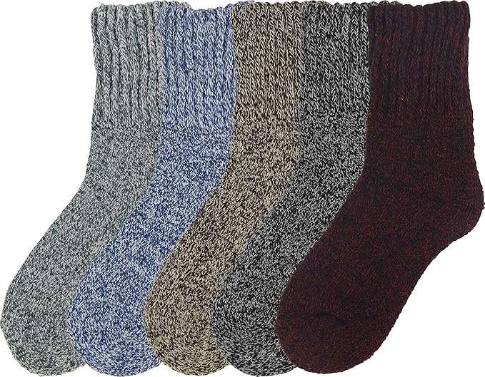 BomKinta Boot Socks for Women Winter Solid Thick Warm Socks Cozy Crew Socks Christmas Gift