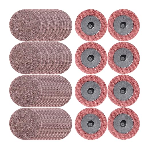 Merryland Surface Conditioning Disc 2 inch for Die Grinder, 2inch Medium Quick Change Disc 50 Pack, Sanding Disc Nylon Non-Woven Disc Paint Rust Metal Steel Iron Universal, DGTAA50C2