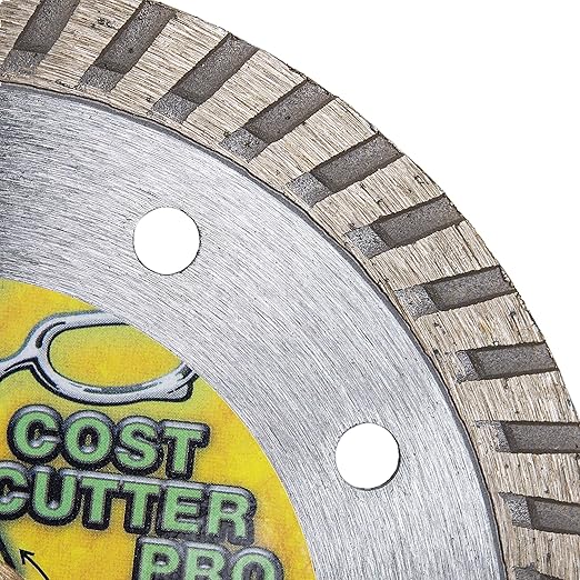 Delta Diamond Boss Hog 5 Inch Turbo Premium Diamond Blade for Masonry, Brick, Block, Pavers, Concrete, Stone, Wet/Dry Cutting, Continuous Rim (5")