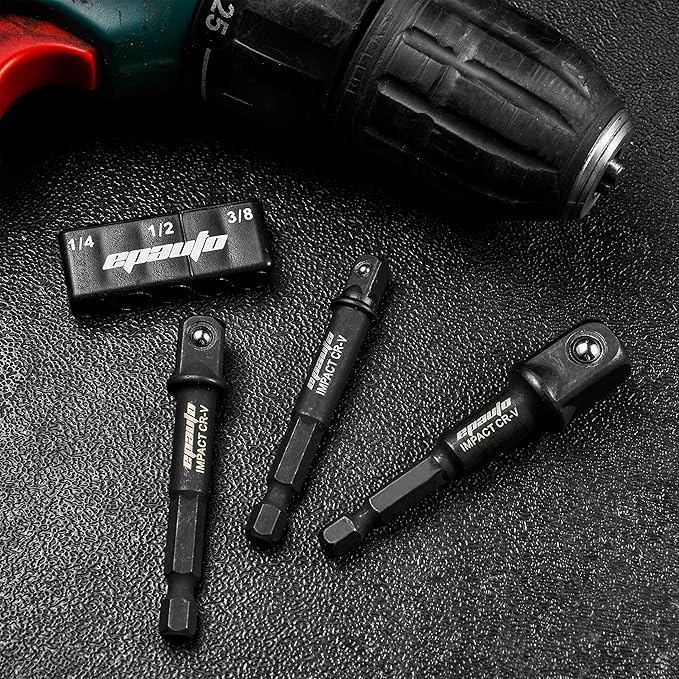 EPAuto Impact Socket Adapter Set, CR-V, 3 Pieces